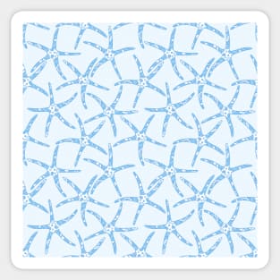 Underwater pattern #8 blue Sticker